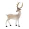 Mini Glittered Holiday Deer Figurines Set